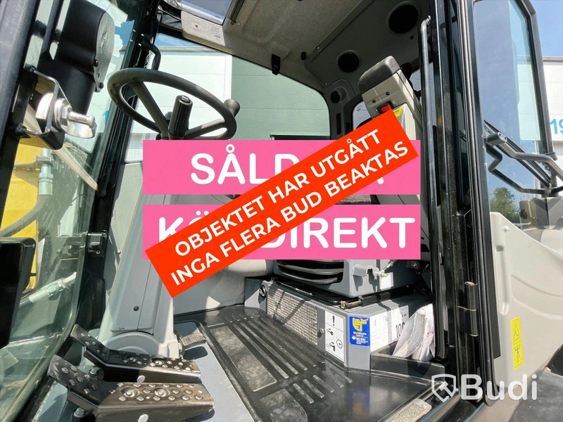 Hjulgrävare Yanmar B95W - Tiltrotator -2019