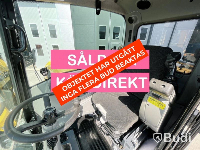 Hjulgrävare Yanmar B95W - Tiltrotator -2019