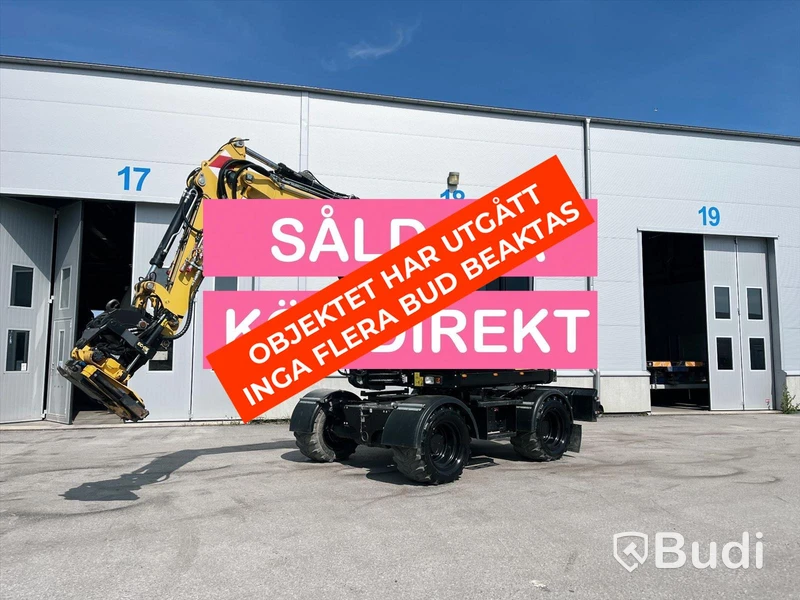 Hjulgrävare Yanmar B95W - Tiltrotator -2019