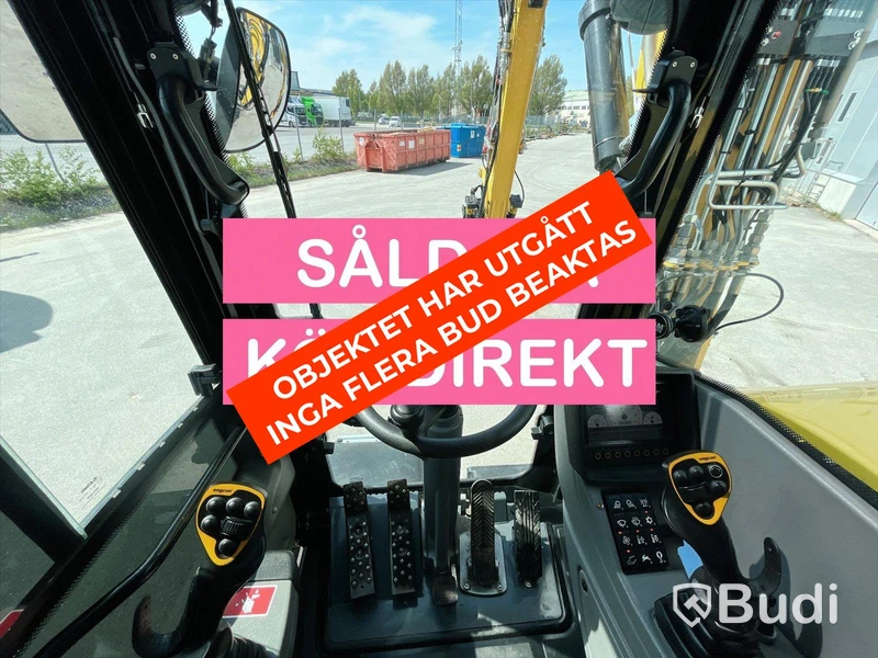 Hjulgrävare Yanmar B95W - Tiltrotator -2019