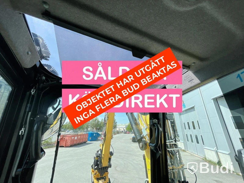 Hjulgrävare Yanmar B95W - Tiltrotator -2019