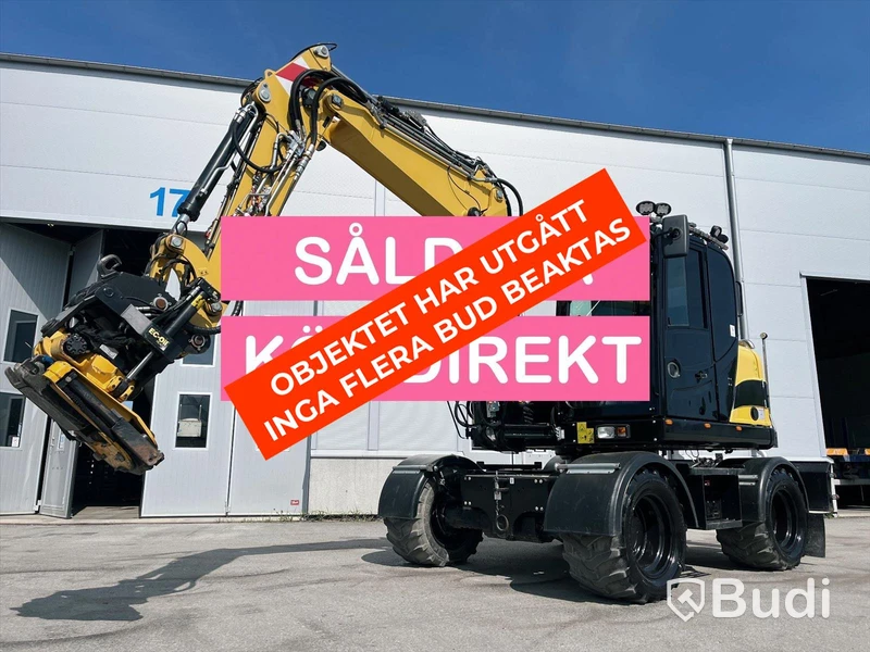 Hjulgrävare Yanmar B95W - Tiltrotator -2019
