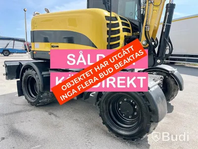 Hjulgrävare Yanmar B95W - Tiltrotator -2019