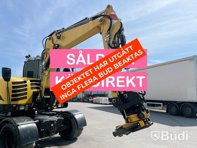 Hjulgrävare Yanmar B95W - Tiltrotator -2019