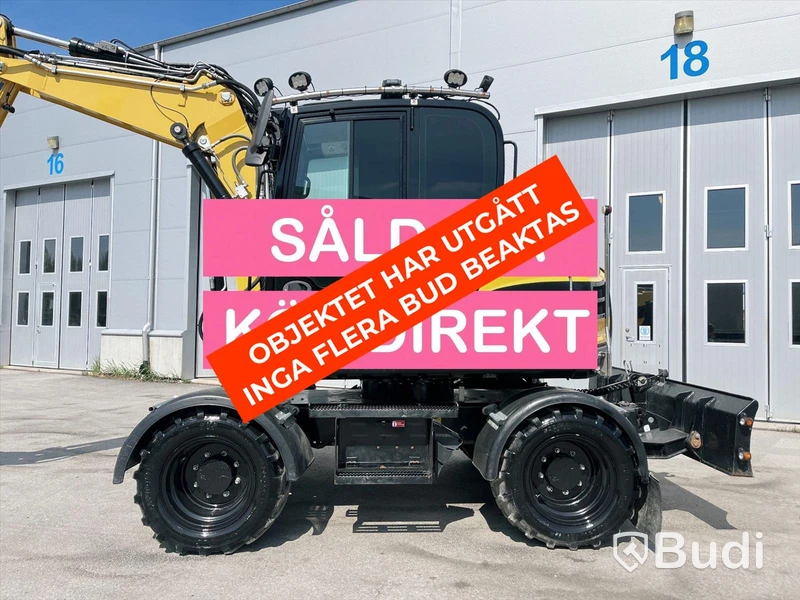 Hjulgrävare Yanmar B95W - Tiltrotator -2019