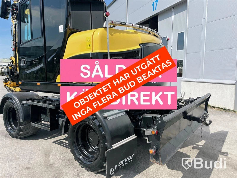 Hjulgrävare Yanmar B95W - Tiltrotator -2019