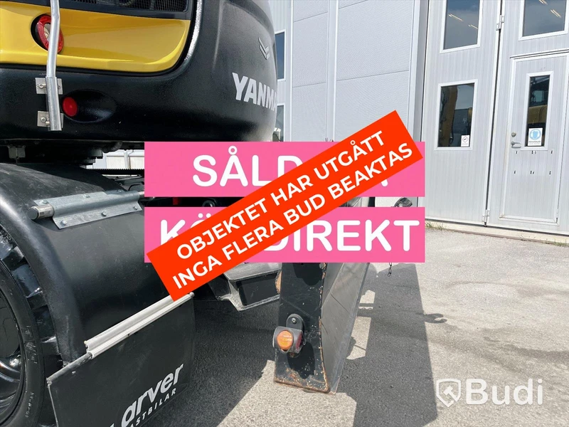 Hjulgrävare Yanmar B95W - Tiltrotator -2019