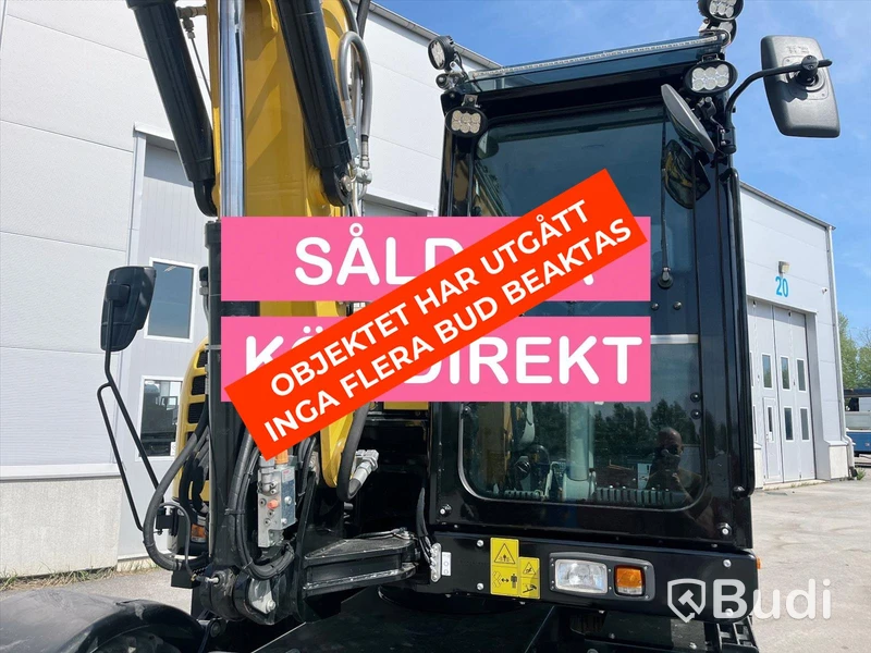 Hjulgrävare Yanmar B95W - Tiltrotator -2019