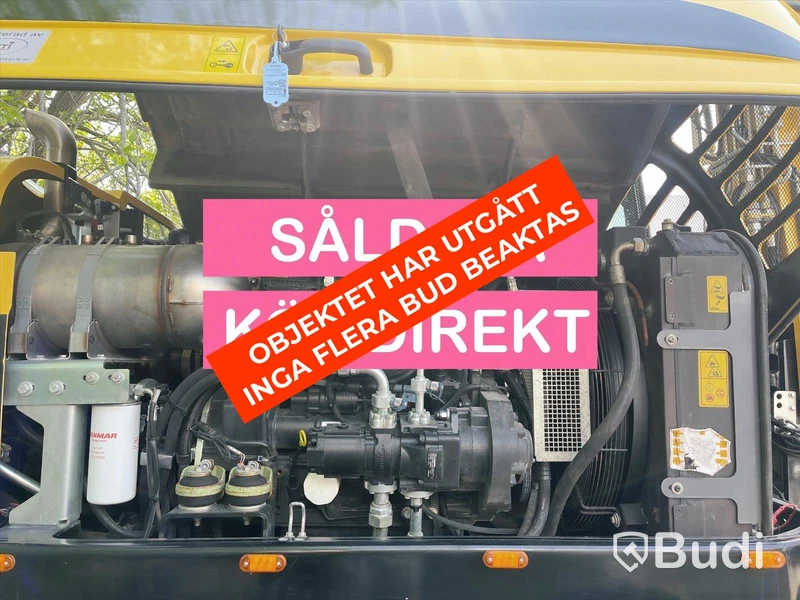 Hjulgrävare Yanmar B95W - Tiltrotator -2019