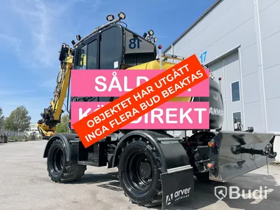 Hjulgrävare Yanmar B95W - Tiltrotator -2019