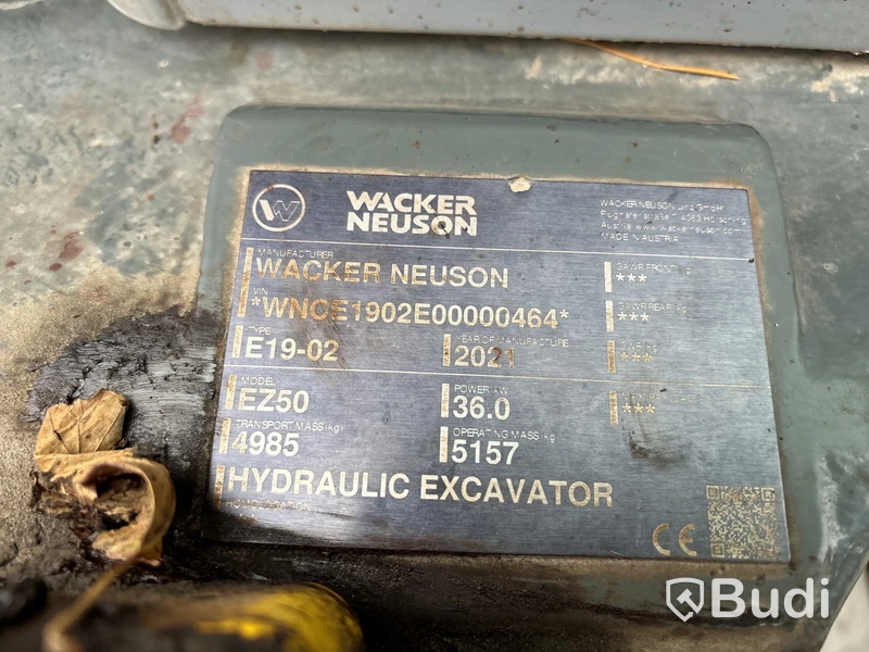 Grävmaskin Wacker Neuson EZ50, -2021
