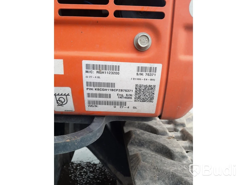 Grävmaskin Kubota U27-4 med tiltrotator och skopor, -2023