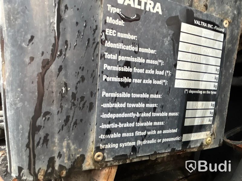 Valtra C120 med lastare, -2005