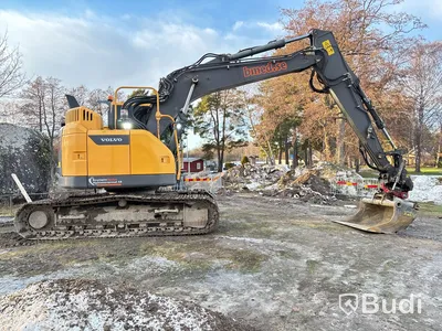 Grävmaskin Volvo 145 ECR med rototilt och tillbehör -2015