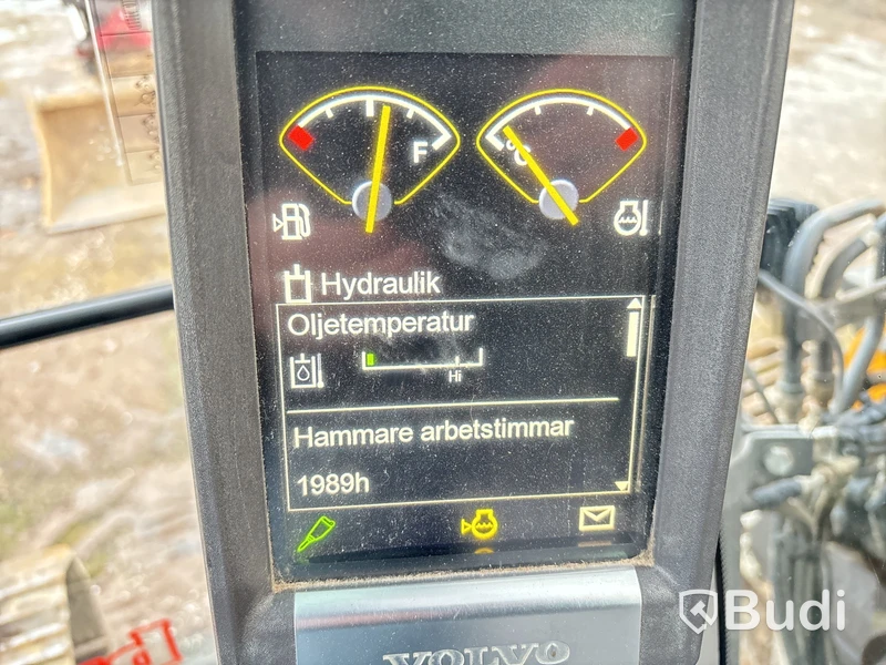 Grävmaskin Volvo 145 ECR med rototilt och tillbehör -2015