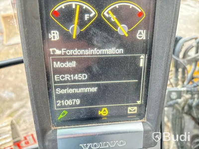 Grävmaskin Volvo 145 ECR med rototilt och tillbehör -2015
