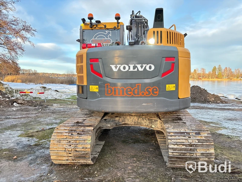 Grävmaskin Volvo 145 ECR med rototilt och tillbehör -2015