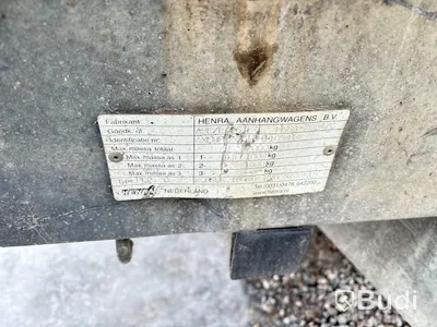 Boggiesläp Henra 2000 kg, -2011
