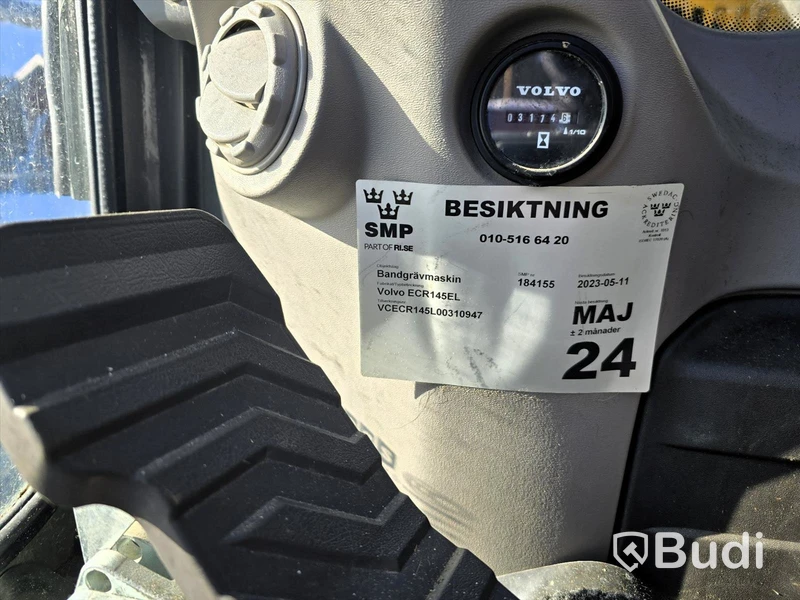 Bandgrävare Volvo ECR145EL