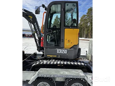 Bandgrävare Volvo ECR25D inklusive trailer  - EXPORT