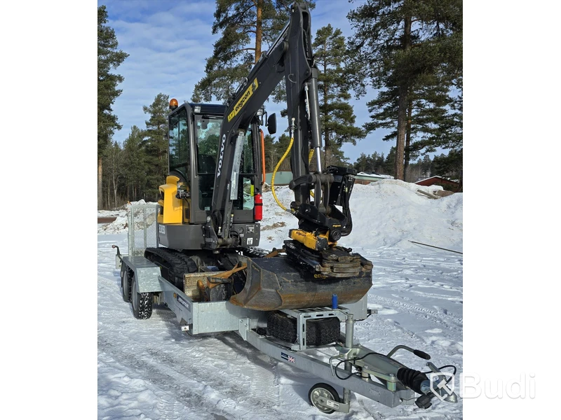 Bandgrävare Volvo ECR25D inklusive trailer  - EXPORT