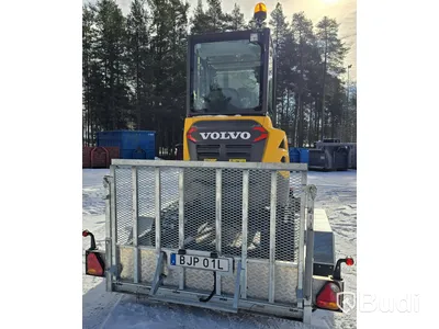 Bandgrävare Volvo ECR25D inklusive trailer  - EXPORT
