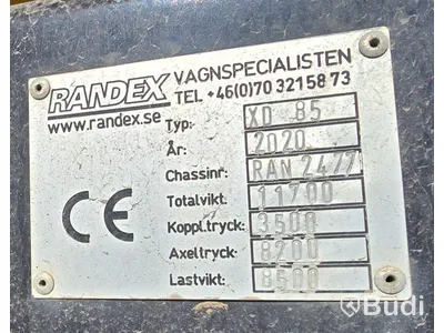 Dumpervagn Randex XD85