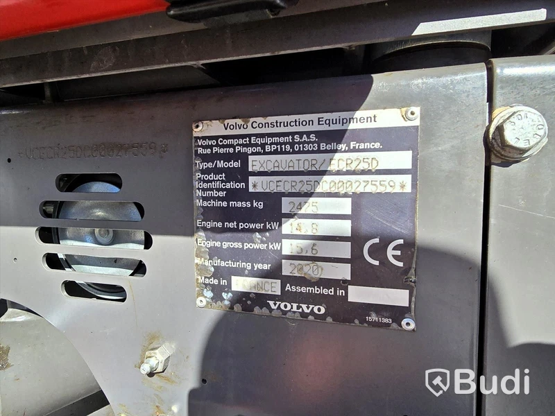 Bandgrävare Volvo ECR25D