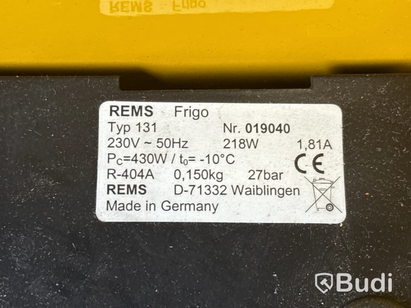 Rörfrysmaskin Rems Frigo 2