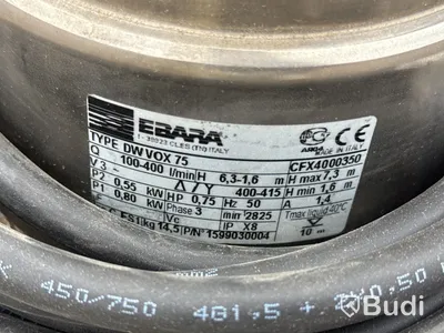 Dränkbar smutsvattenpump Ebara DW75