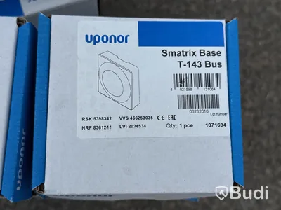 36 st Rumstermostater Uponor Smatrix Base T-143 Bus