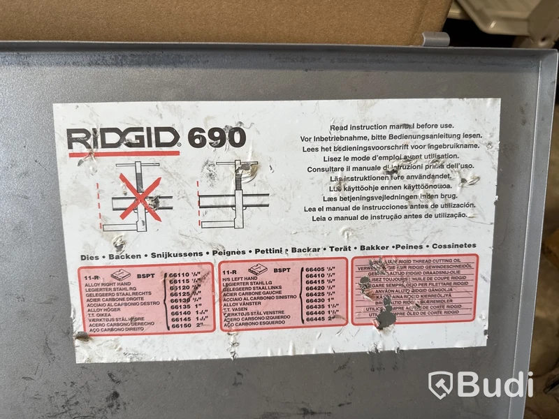 Gängmaskin Ridgid 690