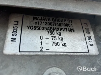 Obromsat kåpsläp Majava M 5035LJ | 750 kg | 2021