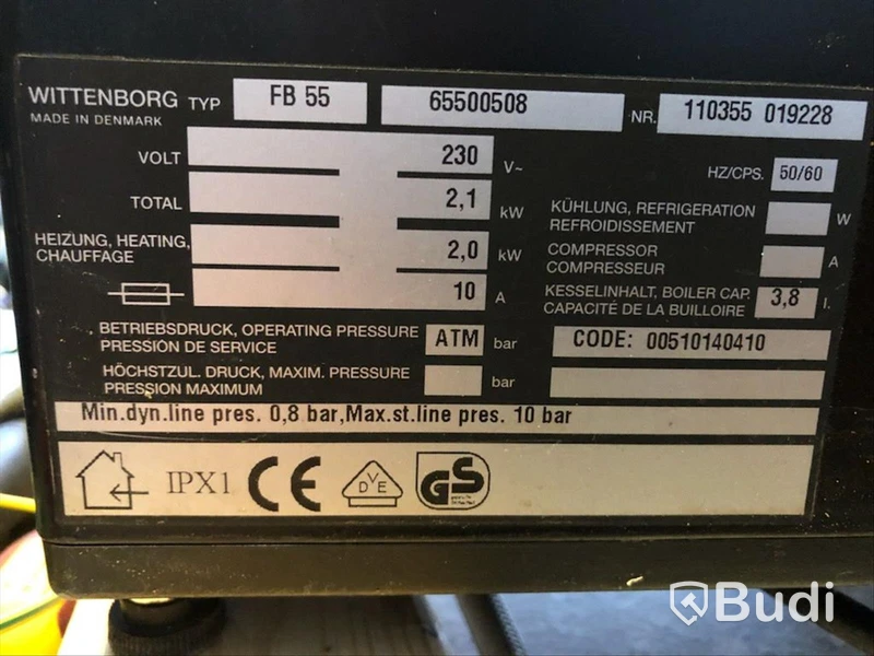 Kaffemaskin Witteborg FB55
