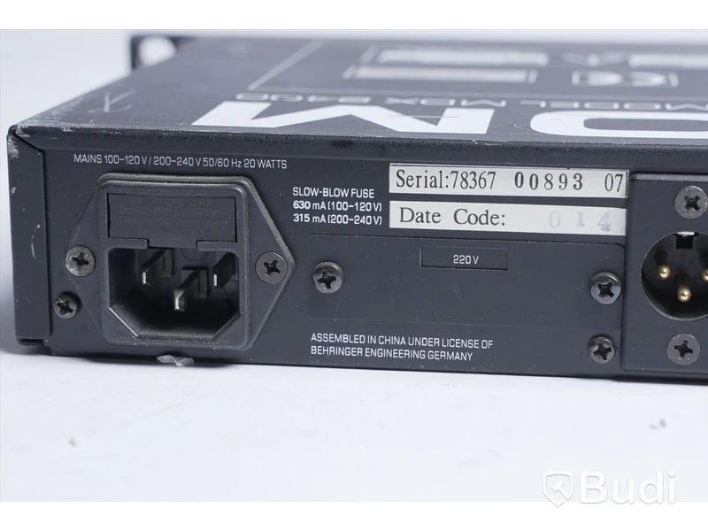 Effekt- och signalprocessor – Behringer MDX2400, Compressor/Limiter, 4 st kanaler.