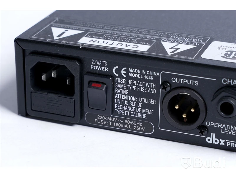 DBX 1046 Quad Compressor / Limiter, utan kablar
