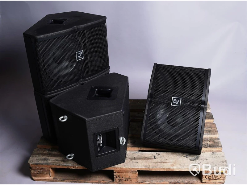 4 st scenmonitorer - Electro Voice TX1122FM 12″ Passive Floor Monitor, OBS! kablar saknas
