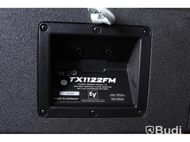 4 st scenmonitorer - Electro Voice TX1122FM 12″ Passive Floor Monitor, OBS! kablar saknas