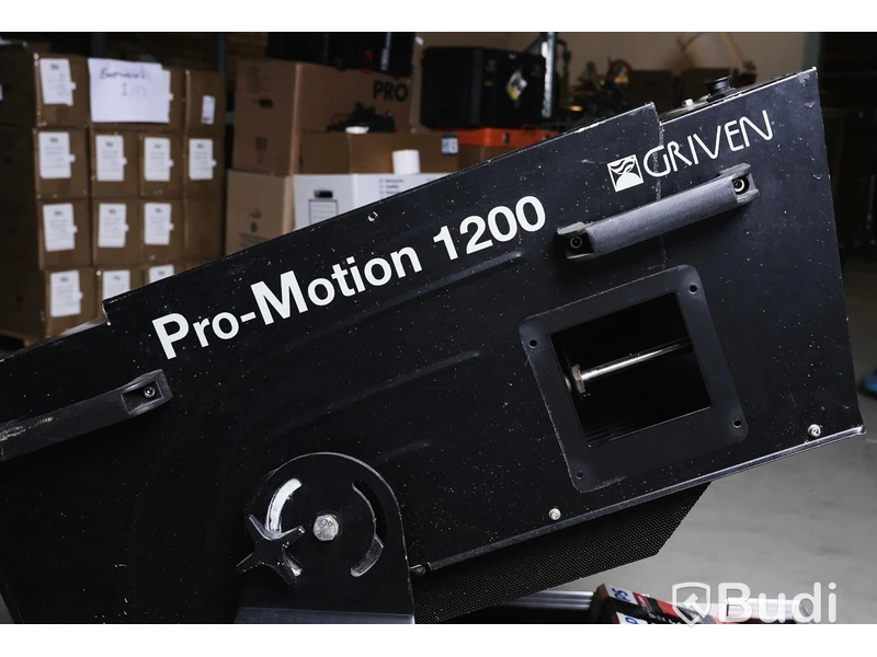Projektor i packcase med hjul - Griven ProMotion 1200 Advertising projector, OBS! defekt, reservdelar