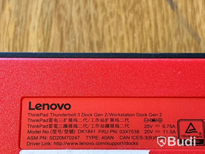 3 st Thinkpad Thunderbolt 3 Dock gen 2