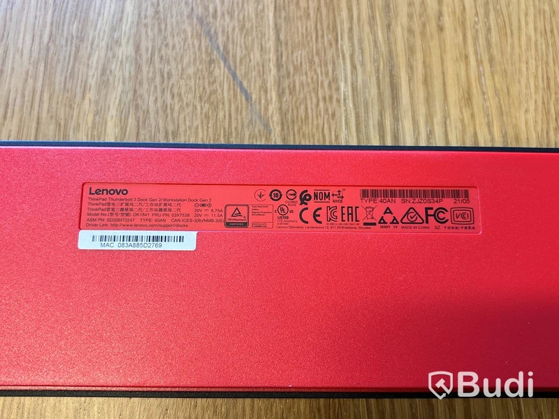 2 st Thinkpad Thunderbolt 3 Dock gen 2