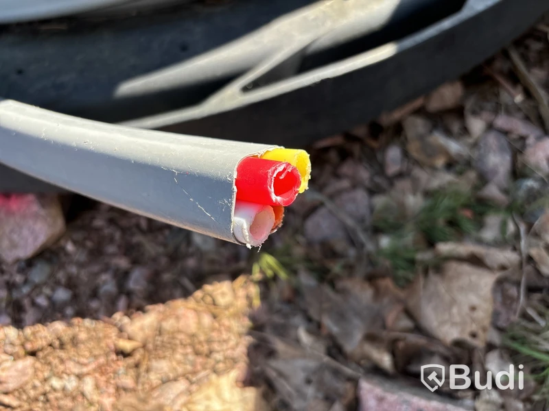 Parti blandad kabel och rör - 21 st