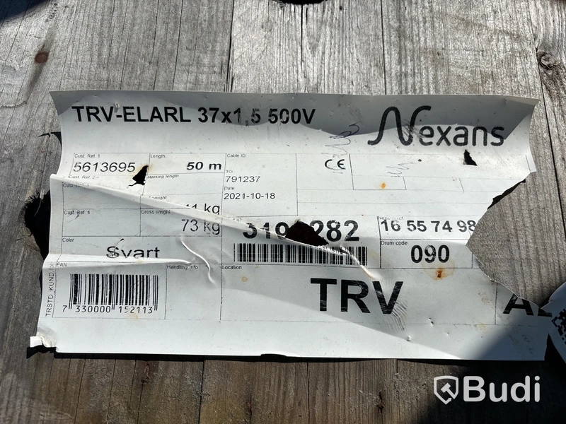 Parti blandad kabel och rör - 21 st