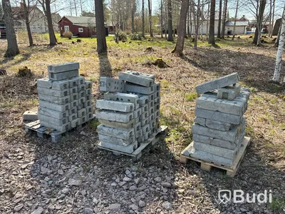 Byggstängsel med fötter - ca 100 st