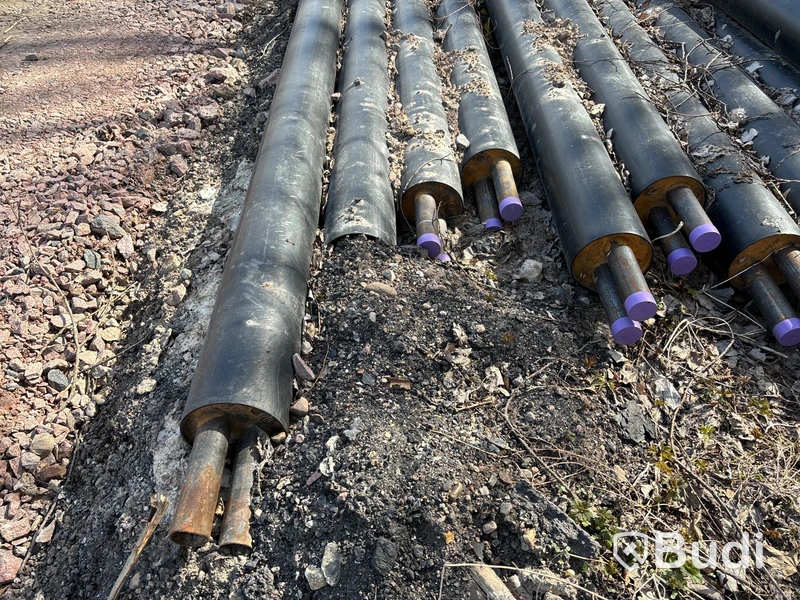 Fjärrvärmerör 12 meters - 19 st