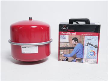(NY) Expansionskärl samt värmekabel - Ahlsell A-Flex 25L 0,5 bar samt Raychem Frostguard 8m, Totalt ord. pris inkl. moms ca: 1600 kr