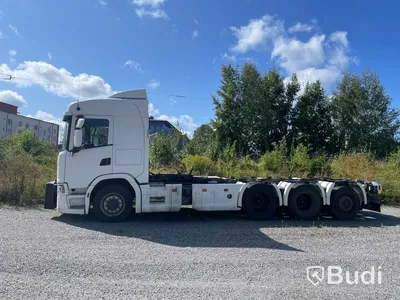 Lastbil SCANIA G500 -2019 Reparationsobjekt  - EXPORT momsfri försäljning inom EU. Regnr: FAF66E, Chassi no: YS2G8X40002164162 - Köpare: H. E. Jørgensen A/S, VAT DK25482727 , Land: Danmark, Intrastat HS code: 87044399, Vikt: 19550 kg