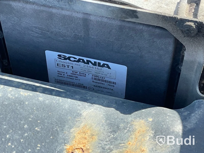 Lastbil SCANIA G500 -2019 Reparationsobjekt  - EXPORT momsfri försäljning inom EU. Regnr: FAF66E, Chassi no: YS2G8X40002164162 - Köpare: H. E. Jørgensen A/S, VAT DK25482727 , Land: Danmark, Intrastat HS code: 87044399, Vikt: 19550 kg