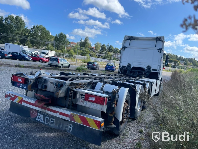 Lastbil SCANIA G500 -2019 Reparationsobjekt  - EXPORT momsfri försäljning inom EU. Regnr: FAF66E, Chassi no: YS2G8X40002164162 - Köpare: H. E. Jørgensen A/S, VAT DK25482727 , Land: Danmark, Intrastat HS code: 87044399, Vikt: 19550 kg
