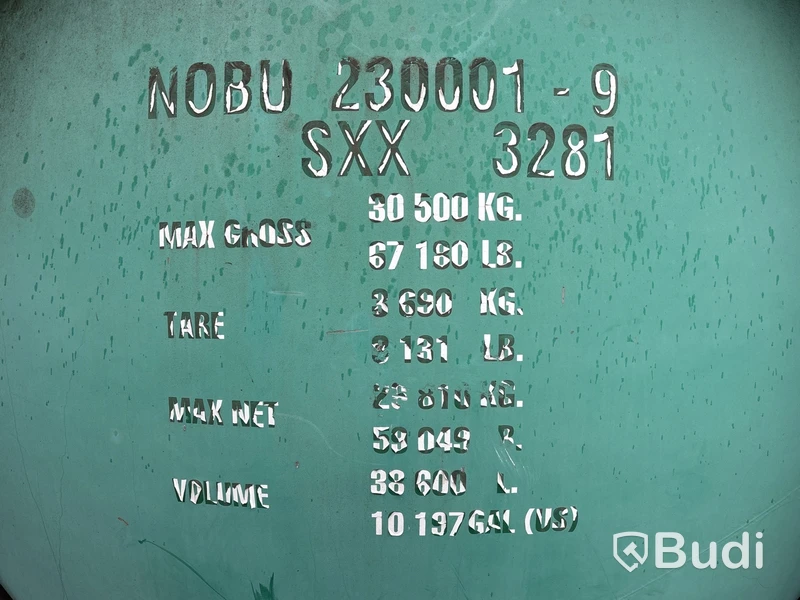 Bulktank Tankmobil | 38.600 L | 1-fack | 1985